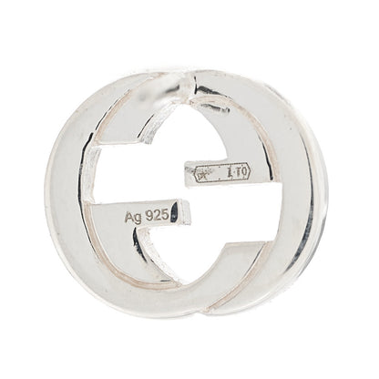 Gucci Sterling Silver Interlocking GG Stud Earrings 4 of 5