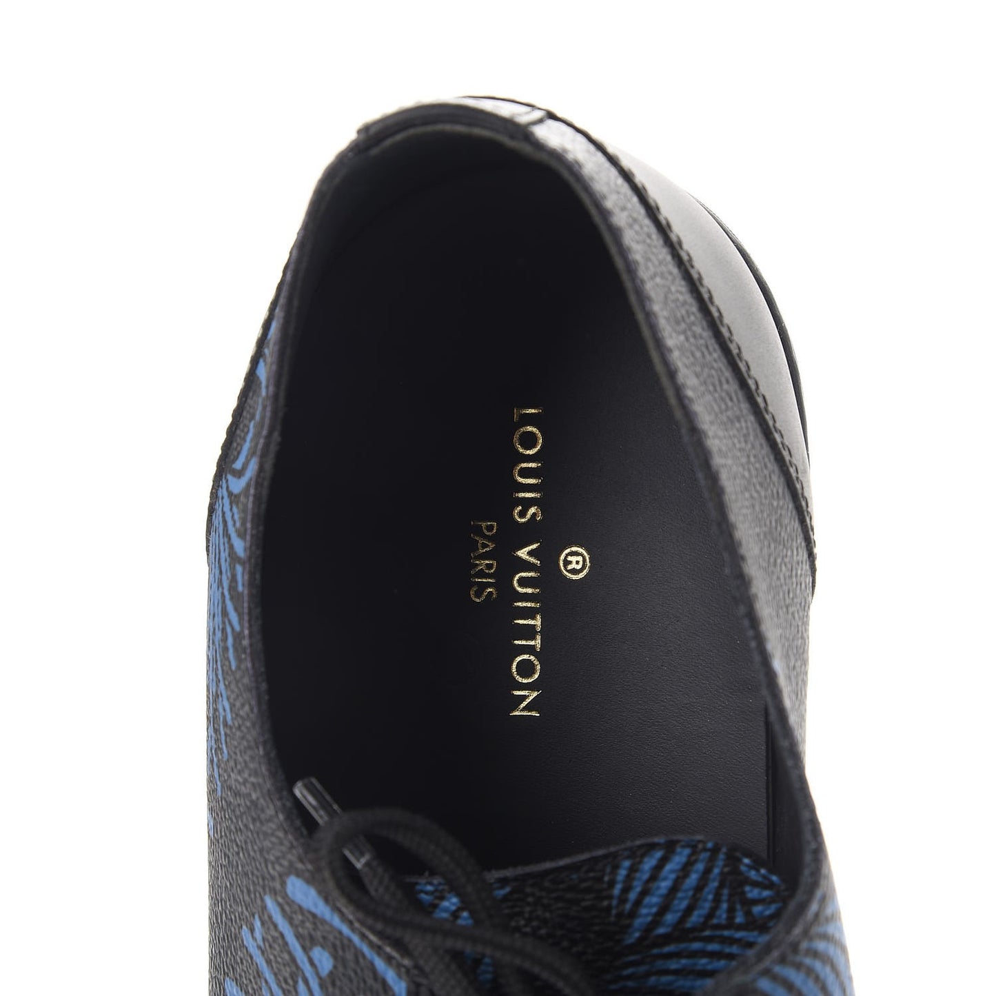 Damier Graphite Rope Sneakers 10 Blue