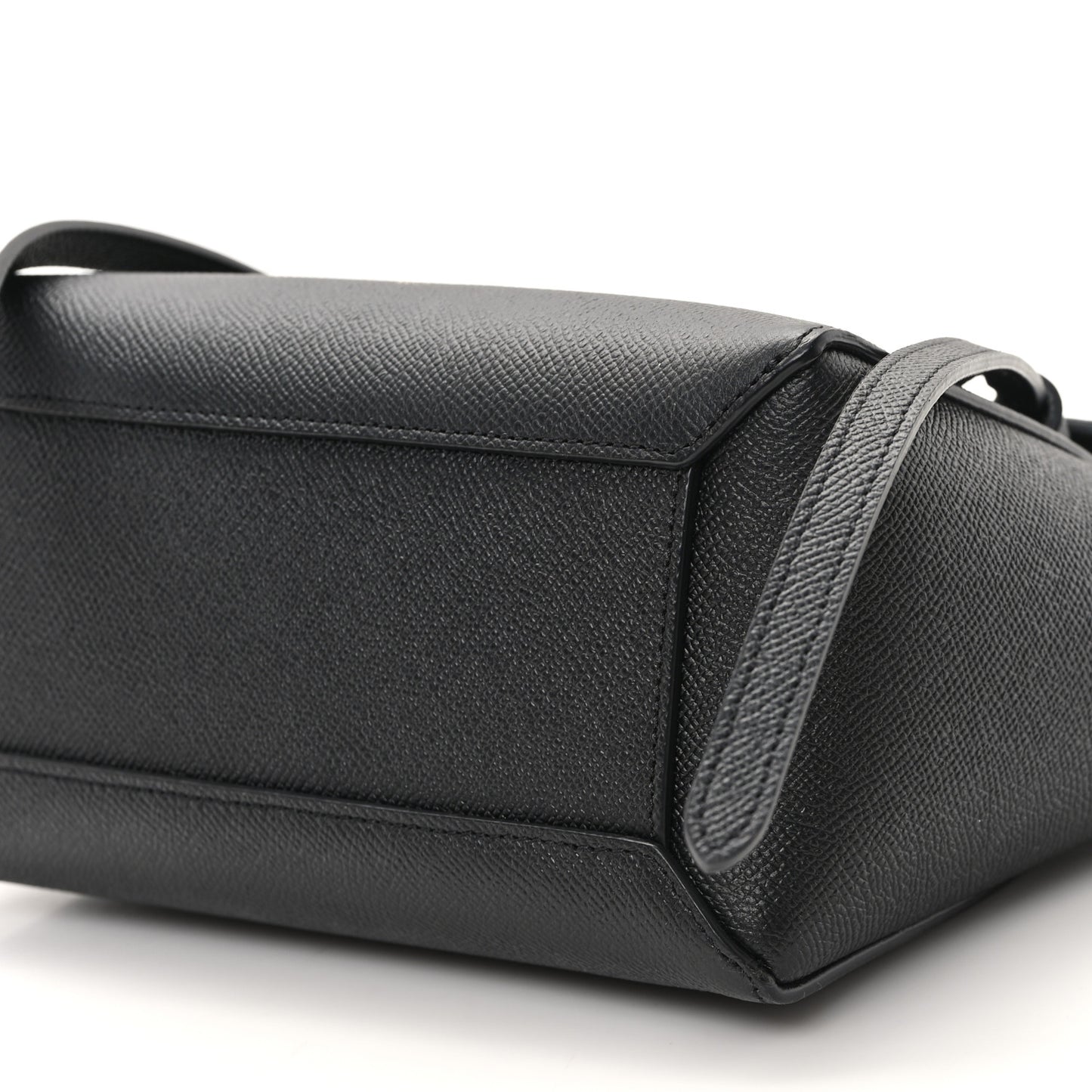 Grained Calfskin Nano Belt Bag Black