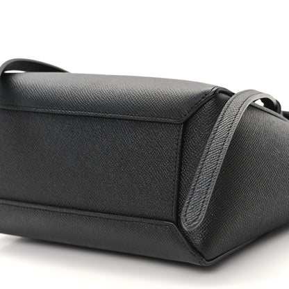 Celine Grained Calfskin Nano Belt Bag Black 9 of 9