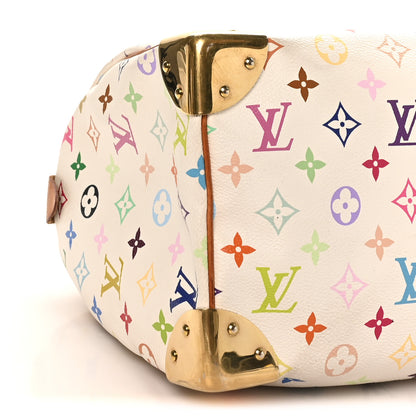 Louis Vuitton Monogram Multicolor Speedy 30 White 8 of 10