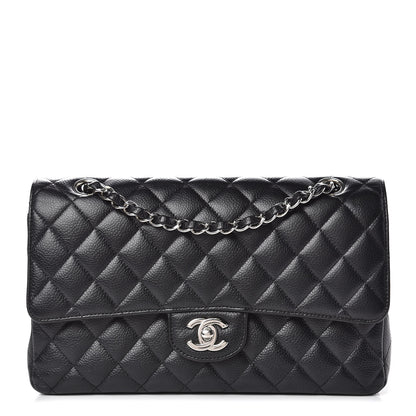 Chanel Caviar Quilted Medium Double Flap Black 1 of 10