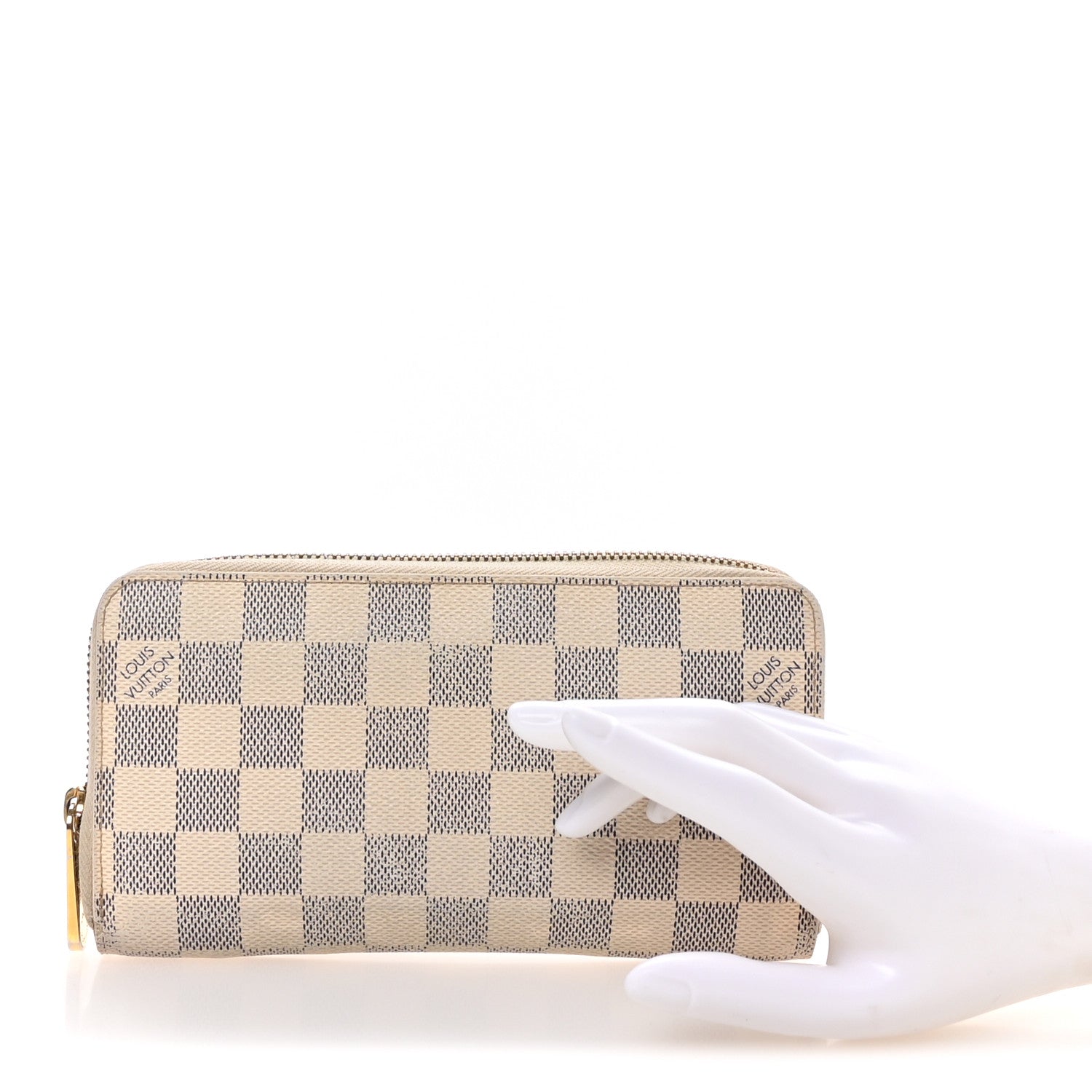Louis Vuitton Damier Azur Zippy Organizer Wallet 2 of 9