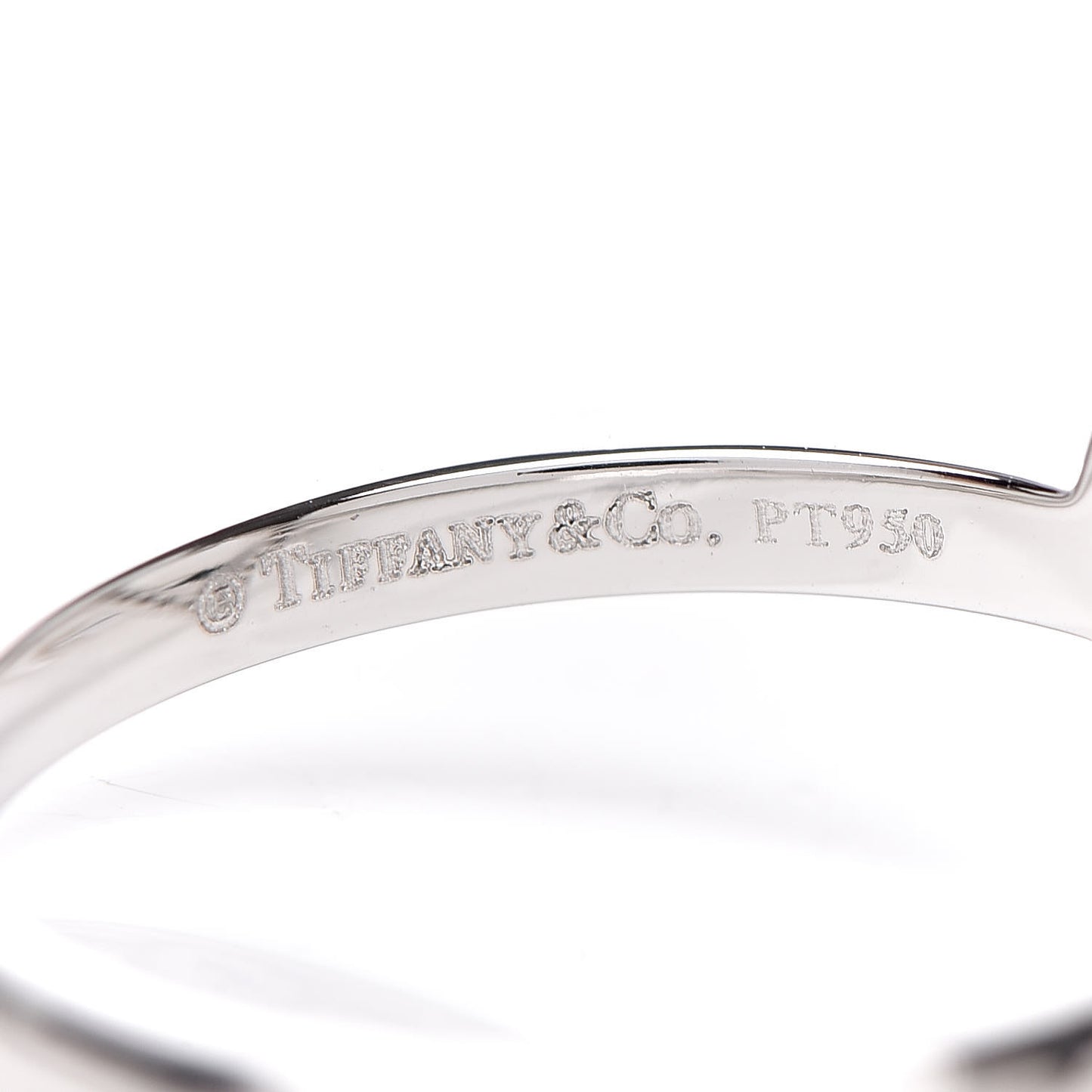 Platinum Diamond Heart Ring 48 4.25