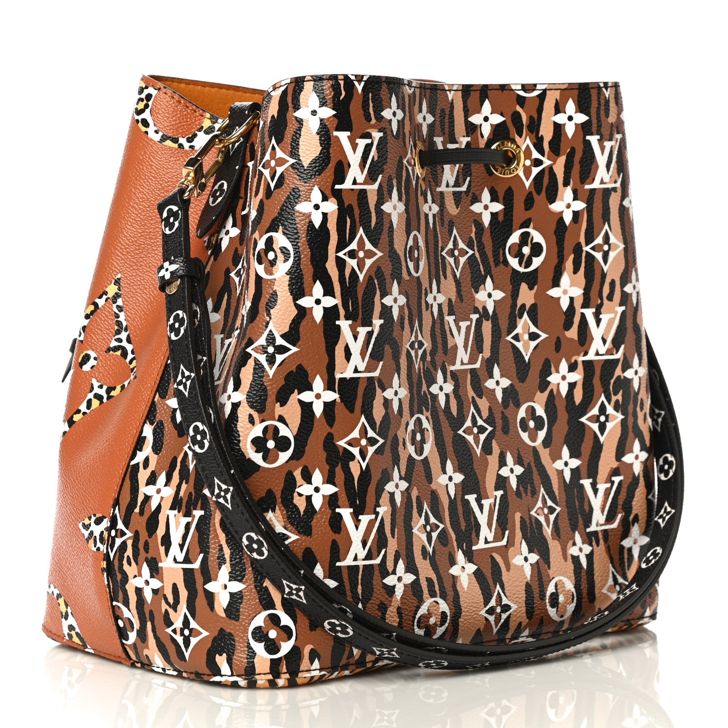 Louis Vuitton Monogram Giant Jungle NéoNoé Caramel 3 of 9