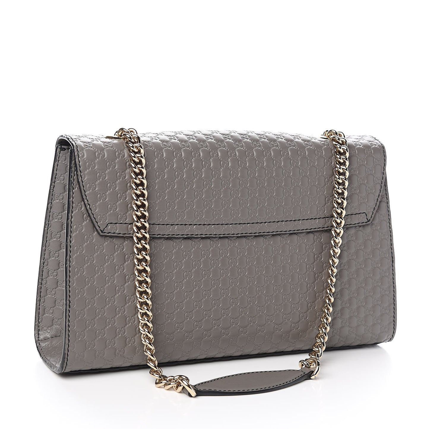 Soft Microguccissima Medium Emily Chain Shoulder Bag Loess