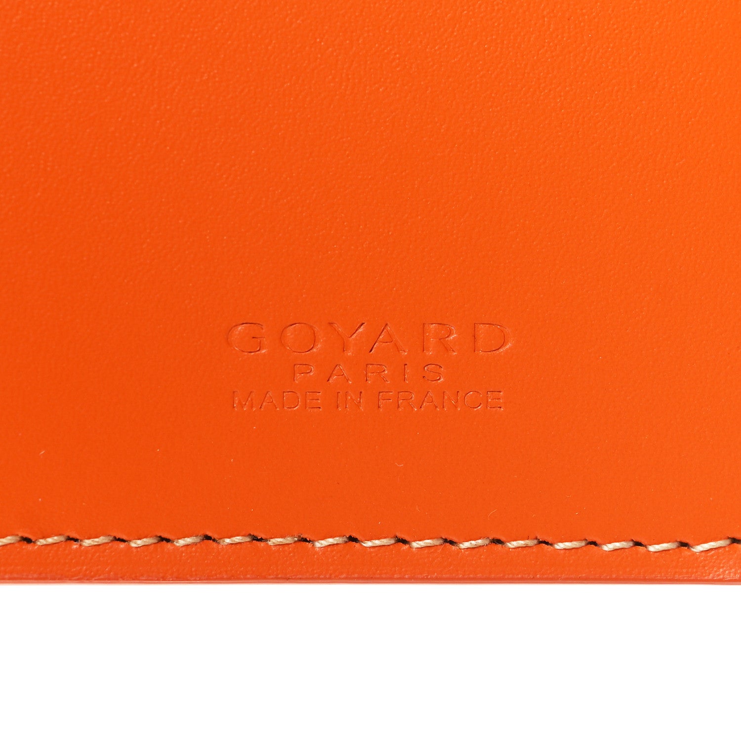 Goyard Goyardine Long Bi-Fold Wallet Orange 6 of 6