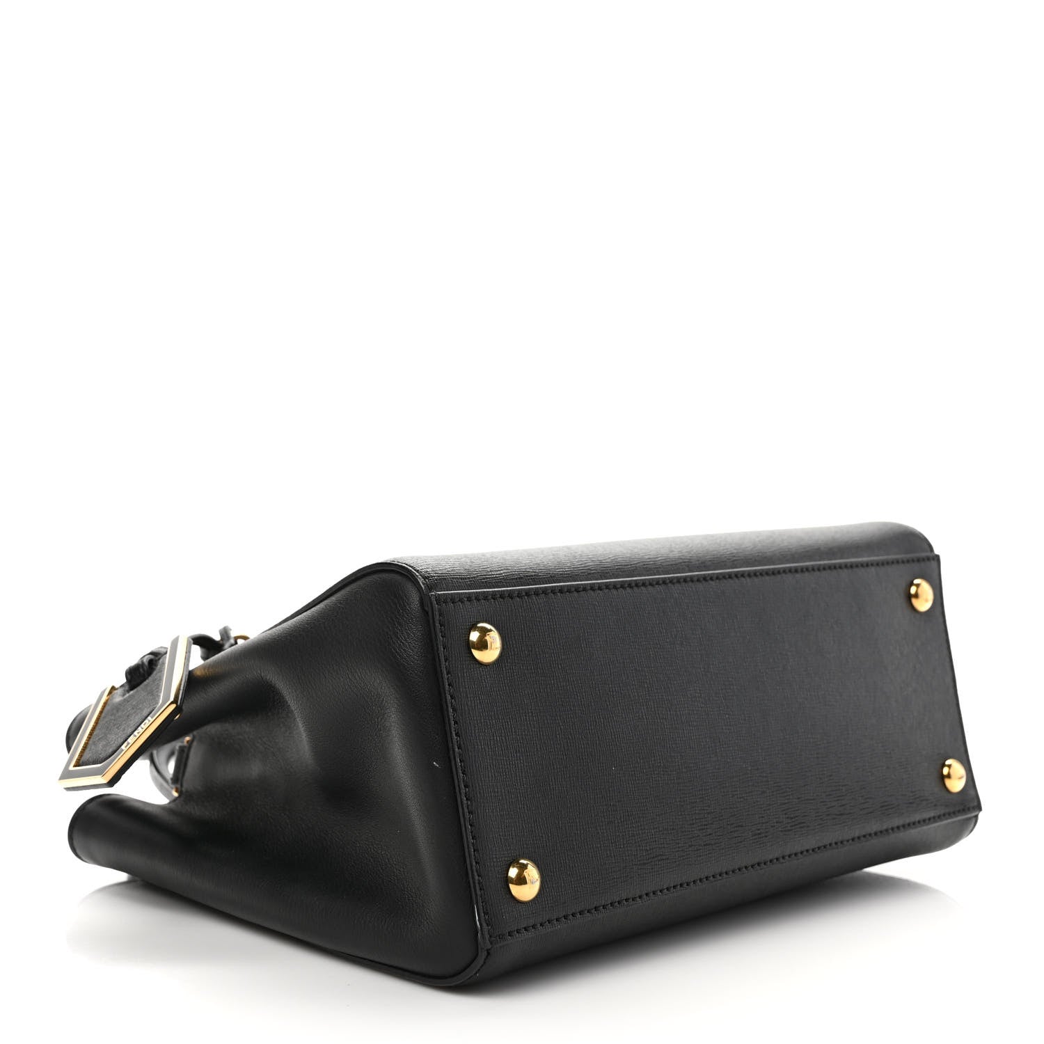 Fendi Vitello Elite Petite 2Jours Tote Black 4 of 8