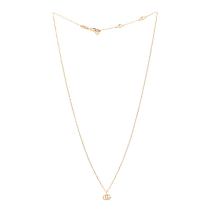 Gucci 18K Yellow Gold Running G Pendant Necklace 3 of 6
