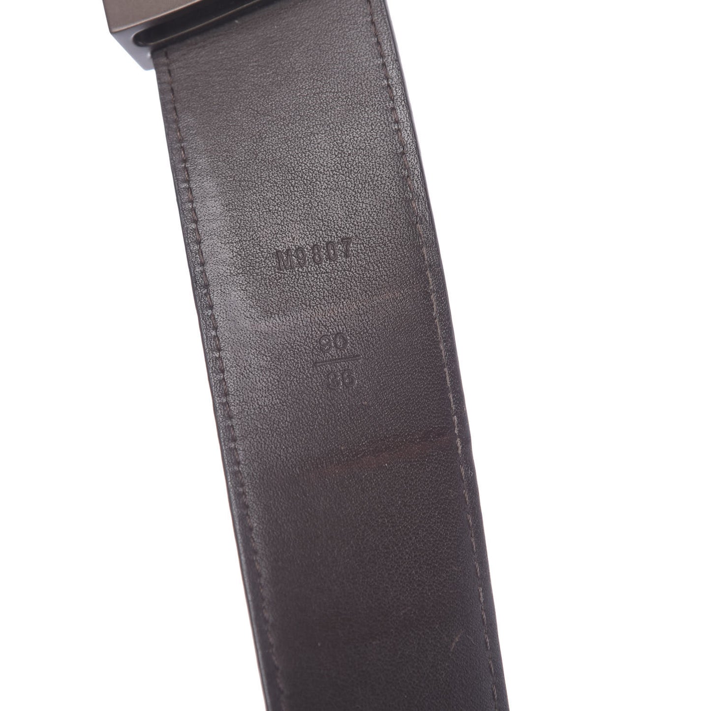 Damier Ebene 40mm LV Initiales Belt 90 36