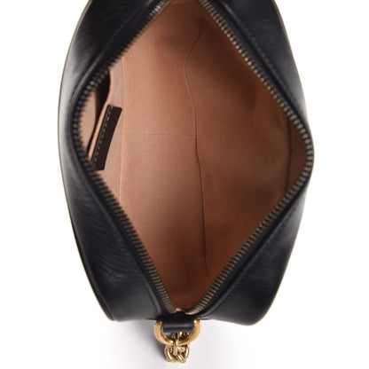 Gucci Calfskin Matelasse Mini GG Marmont Chain Shoulder Bag Black 5 of 7