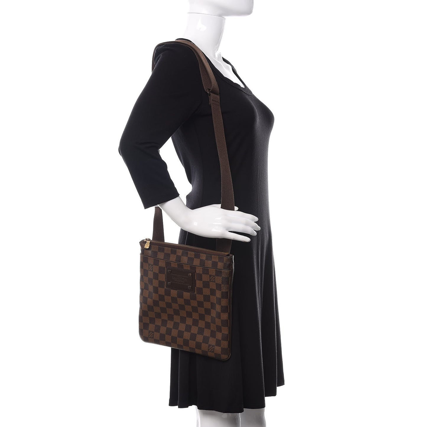 Damier Ebene Brooklyn Flat Pochette