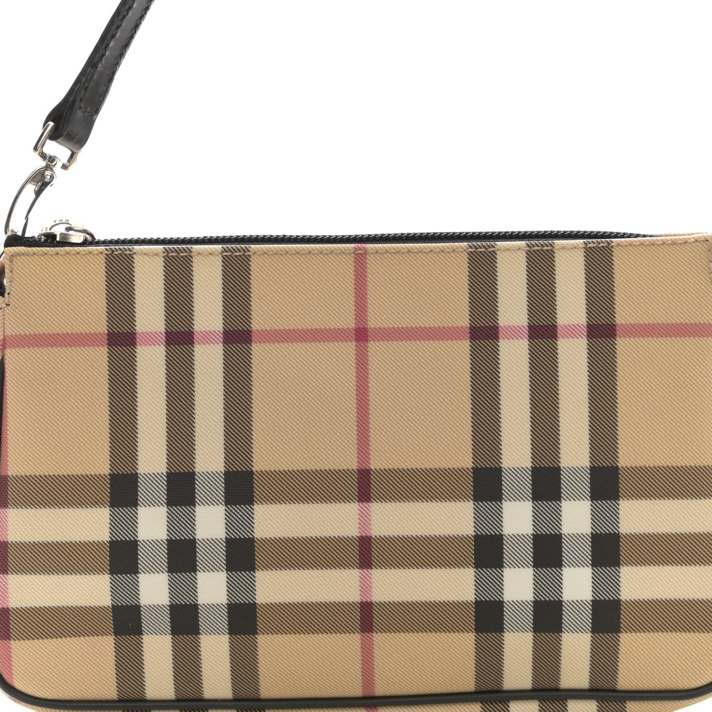 House Check Shoulder Bag Black