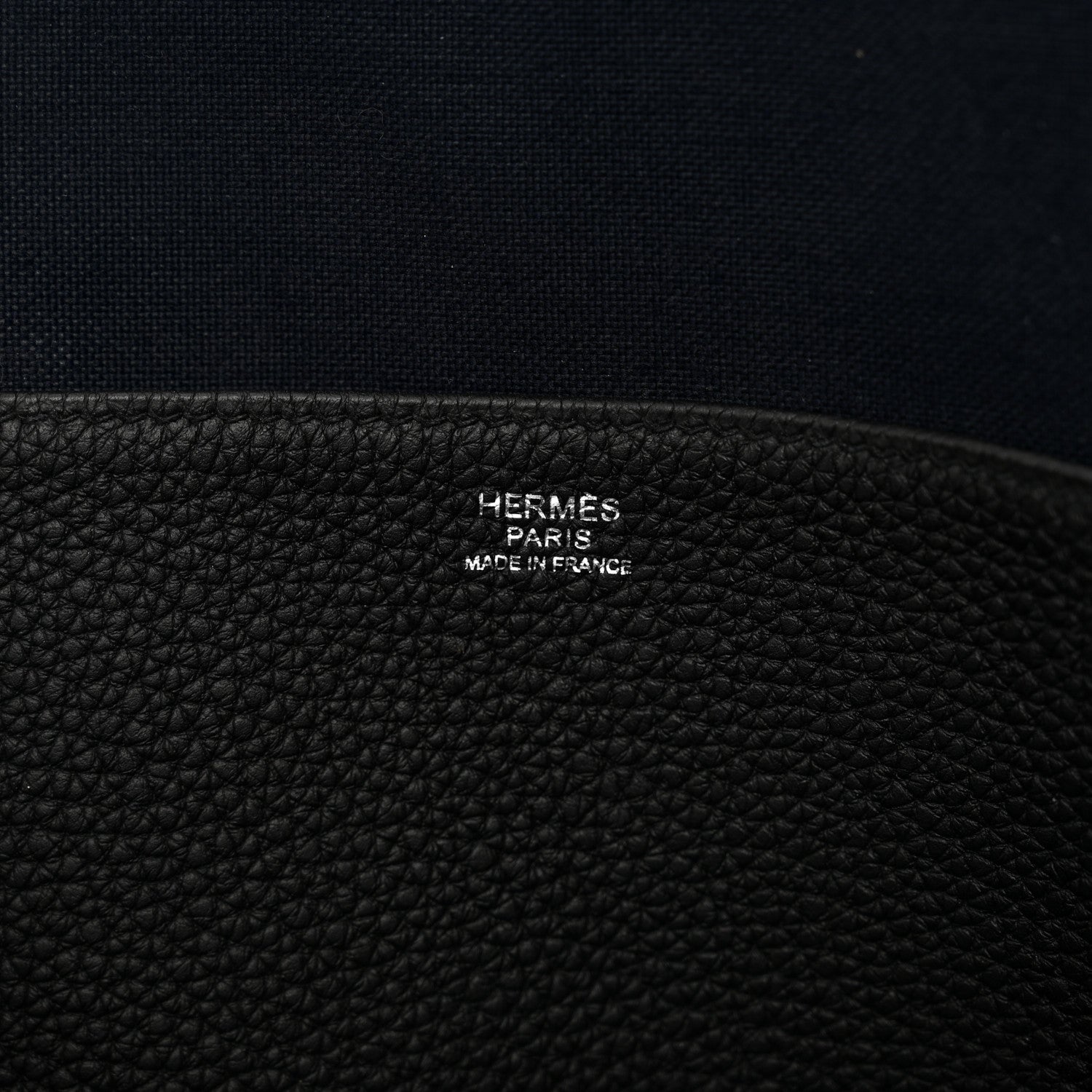 Hermes Togo Victoria Light Briefcase Black 7 of 10