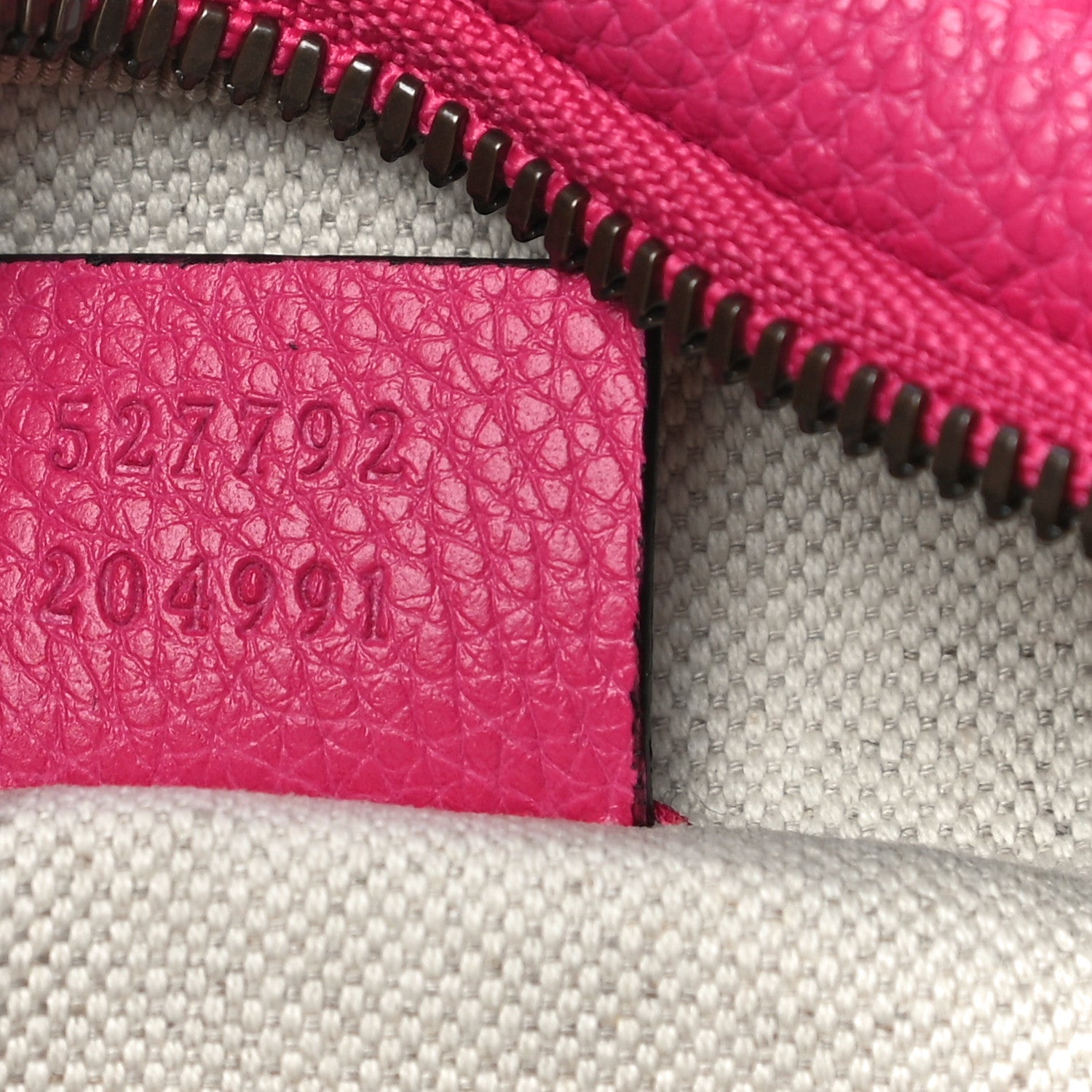 Gucci Grained Calfskin Small Logo Belt Bag Box Pink Green 7 of 11