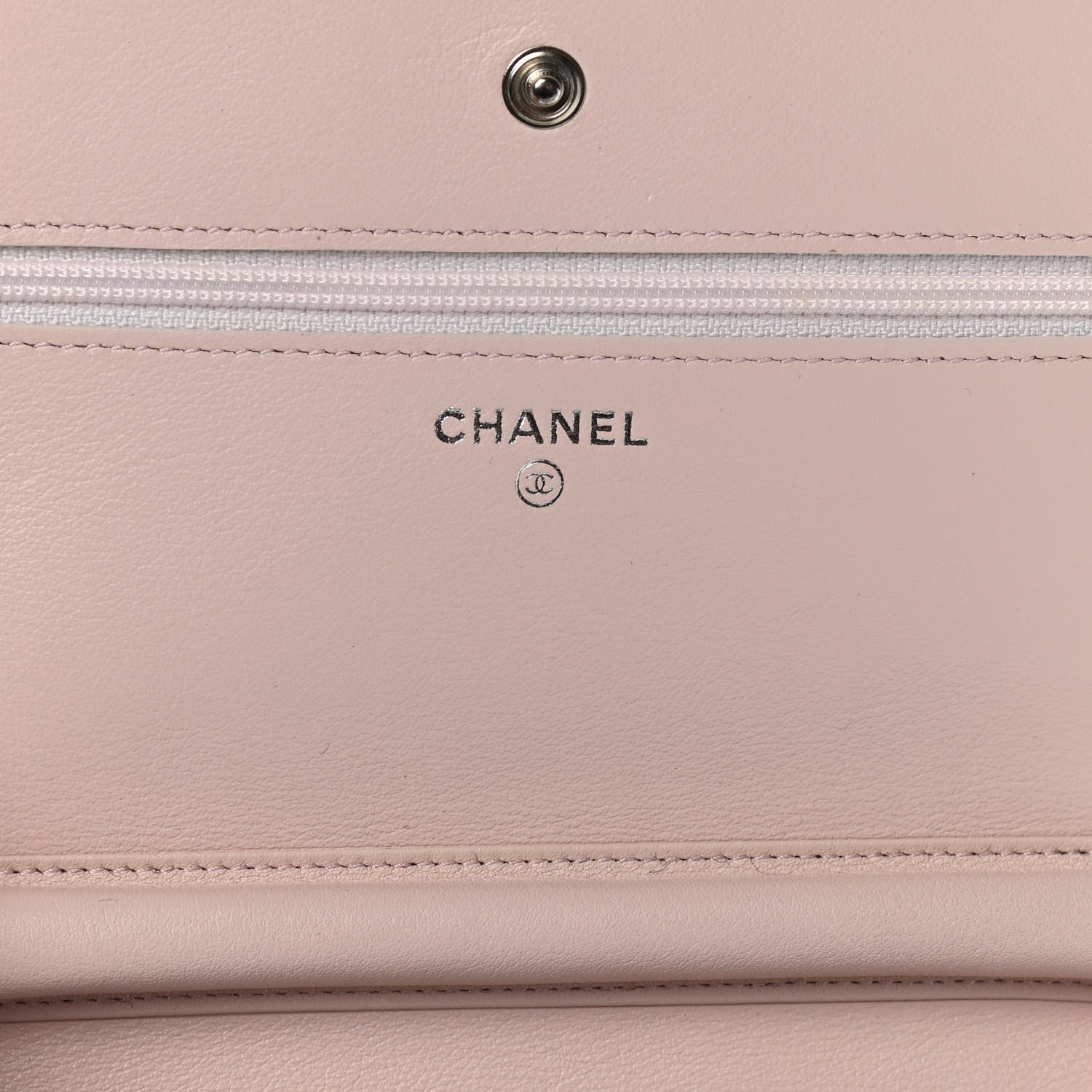 Chanel Caviar Sevruga Wallet On Chain WOC Pink 9 of 15