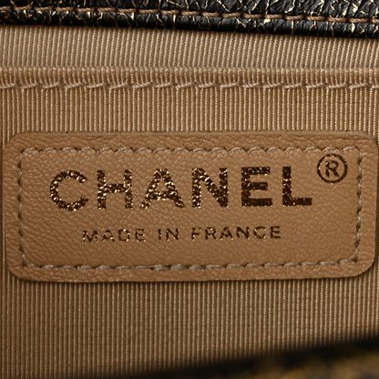 Chanel Cracked Metallic Calfskin Quilted Medium Boy Flap Gold 6 of 10