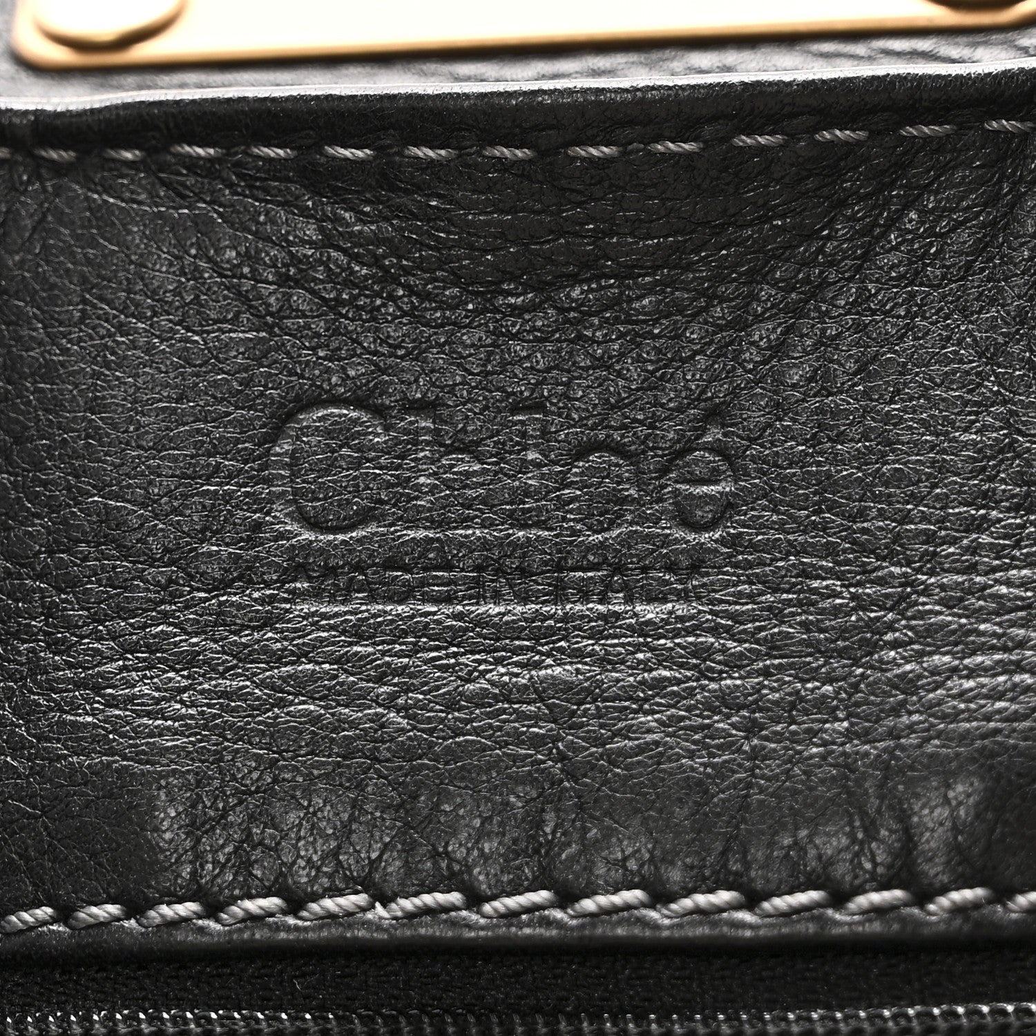 Chloe Calfskin Medium Paddington Satchel Black 6 of 9