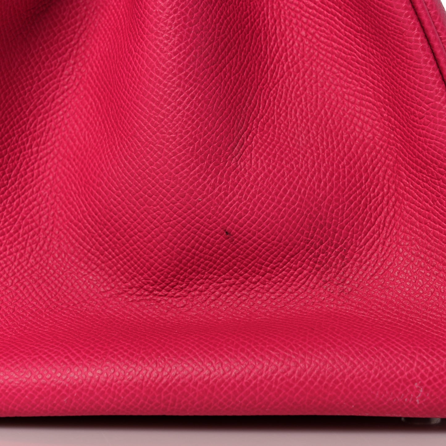 Epsom Candy Birkin 35 Rose Tyrien Rubis
