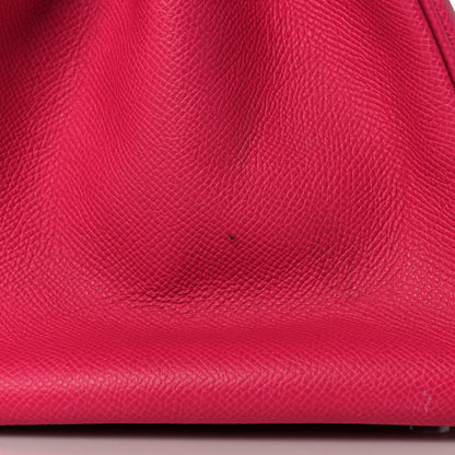 Hermes Epsom Candy Birkin 35 Rose Tyrien Rubis 45 of 51