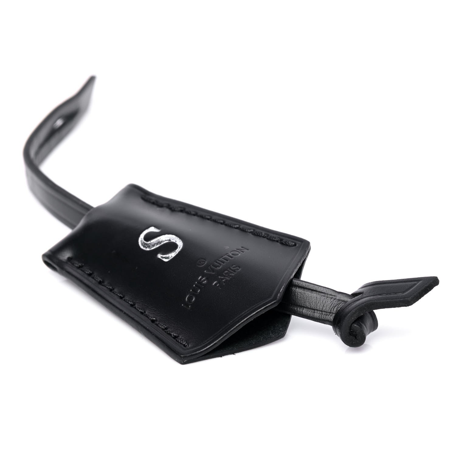 Louis Vuitton Calfskin Clochette Key Bell Holder Black 3 of 4