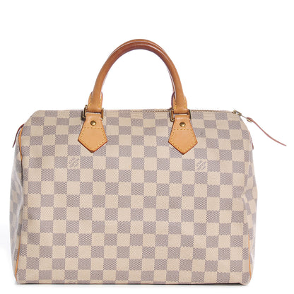 Louis Vuitton Damier Azur Speedy 30 1 of 8
