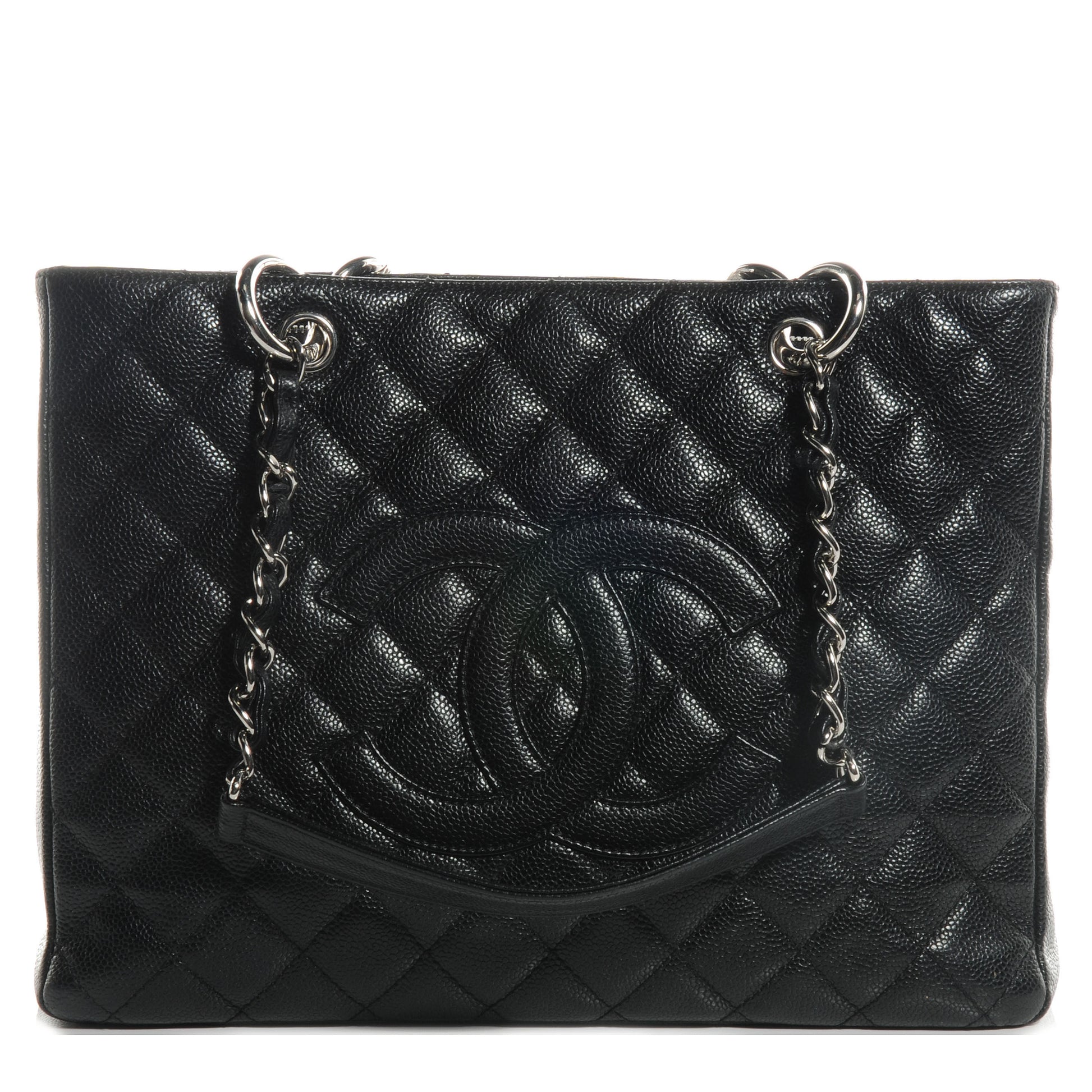 Chanel Caviar Grand Shopping Tote GST Black 1 of 8