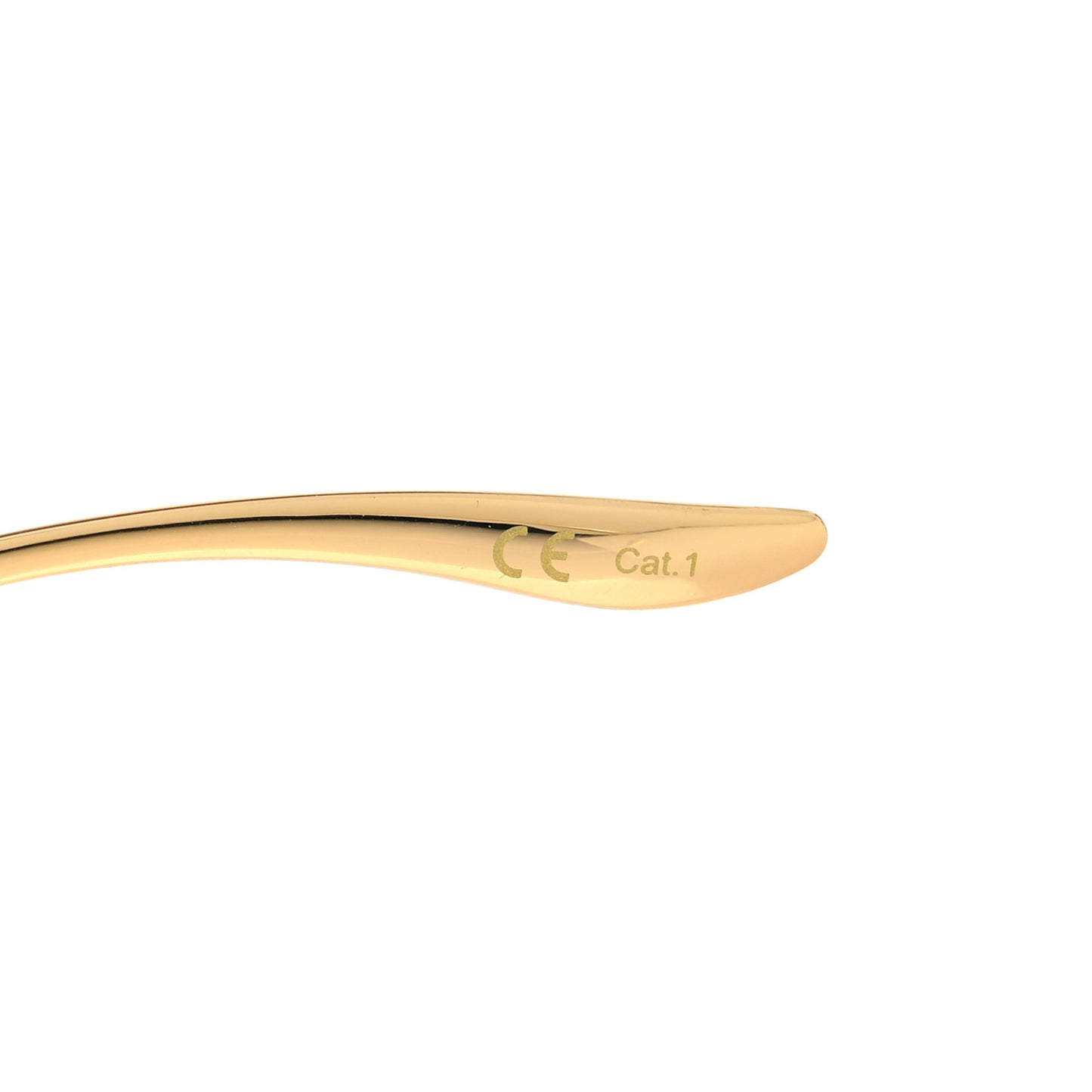 Rimless Sunglasses GG0352S Gold Flash Pink