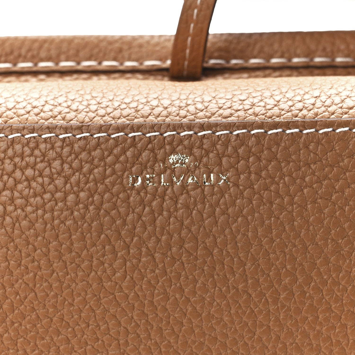 Delvaux Taurillon Mini Pin Daily Surpique Bucket Vegetal Ivory 6 of 10
