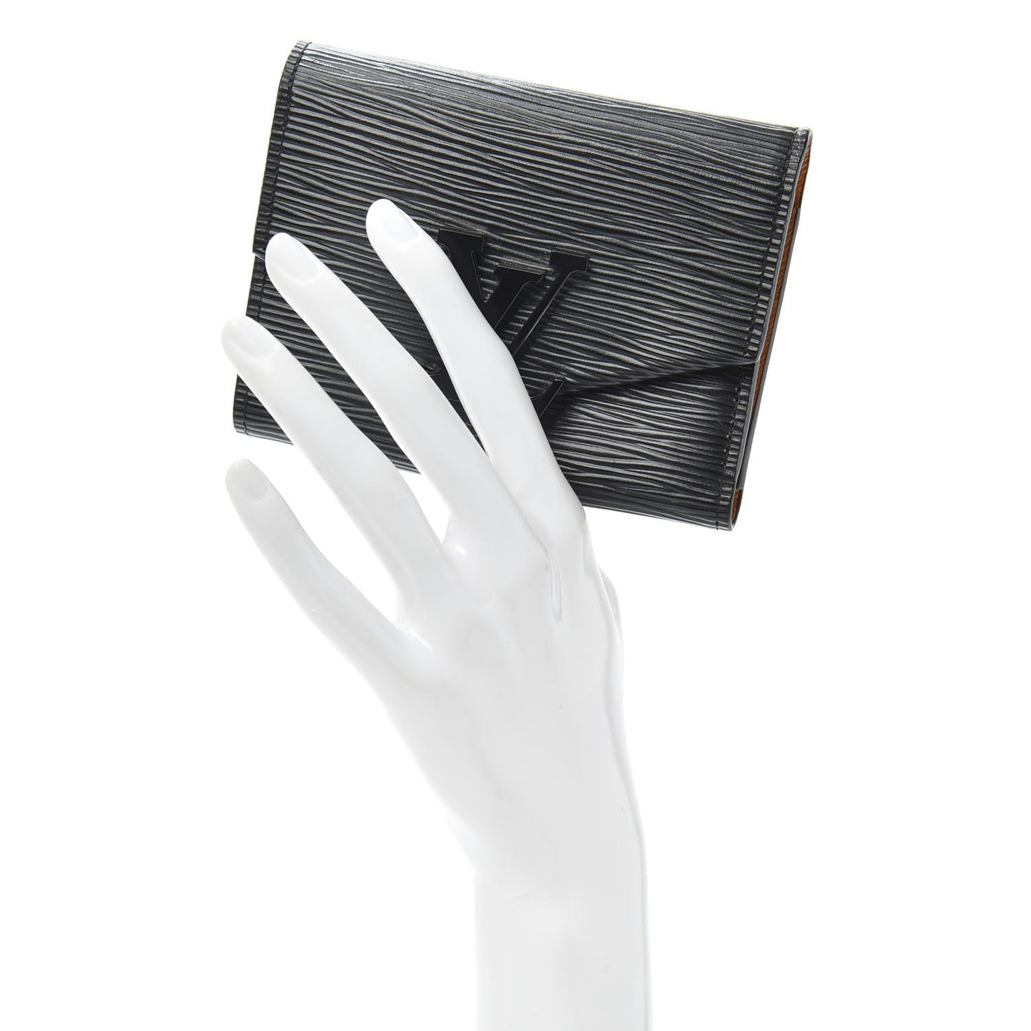 Epi Grenelle Compact Wallet Black