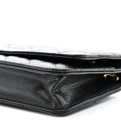 Chanel Caviar Quilted Wallet on Chain WOC Black 11 of 13