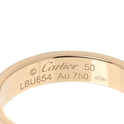 Cartier 18K Yellow Gold 3.5mm LOVE Wedding Band Ring 50 5.25 4 of 5