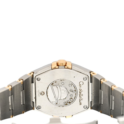 Omega Stainless Steel 18K Yellow Gold Diamond Mother of Pearl 28mm Constellation Quartz Watch 131.20.28.60.55.002 4 of 4