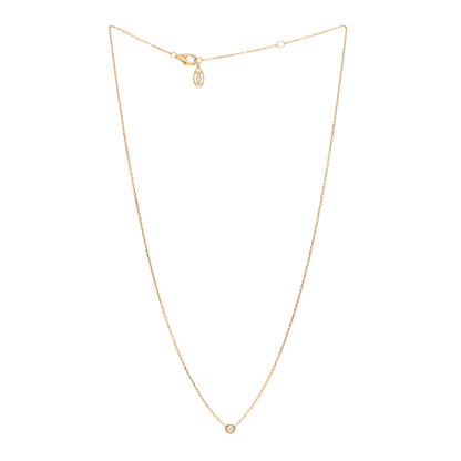 Cartier 18K Yellow Gold Diamond XS D'Amour Pendant Necklace 4 of 5