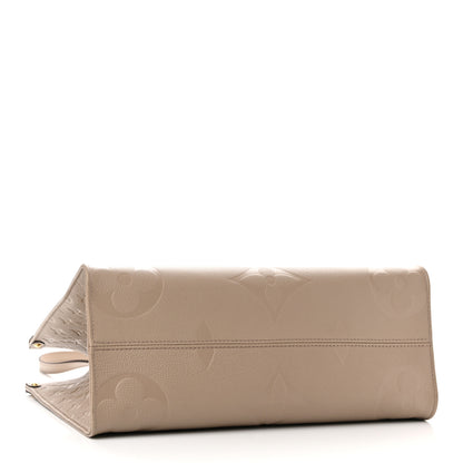 Louis Vuitton Empreinte Monogram Giant Onthego MM Tourterelle 4 of 9