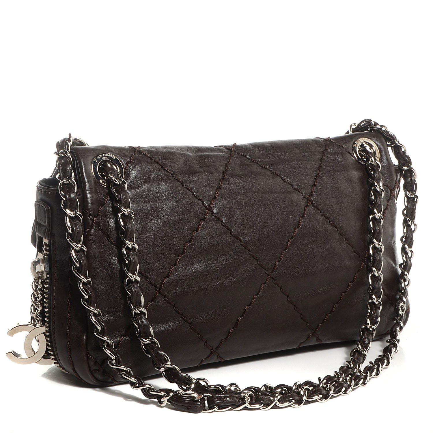 Chanel Calfskin Expandable Flap Brown 4 of 9