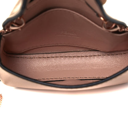 Fendi Vitello Laminato Nano Baguette Charm Rame 4 of 8