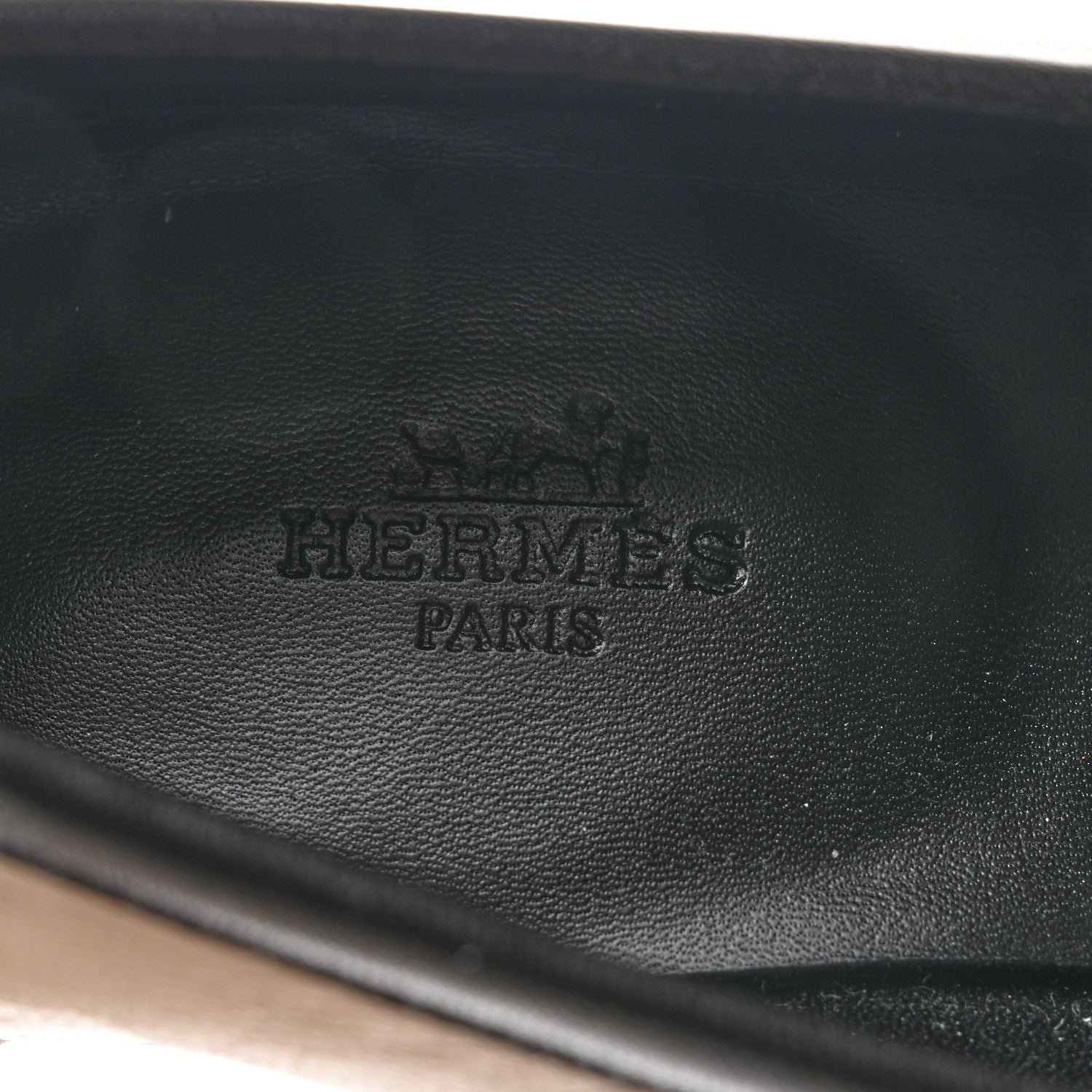 Hermes Goatskin Womens Royal Loafers 38 Multicolor Beige Sarrasin 7 of 9