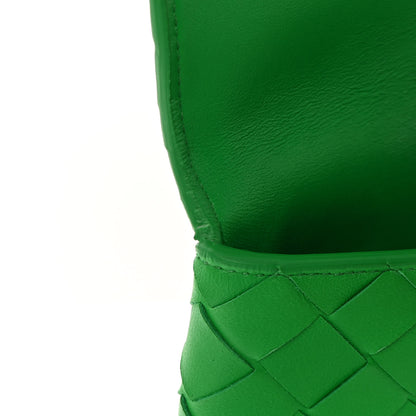 Bottega Veneta Nappa Intrecciato Flap Pouch Parakeet 8 of 10