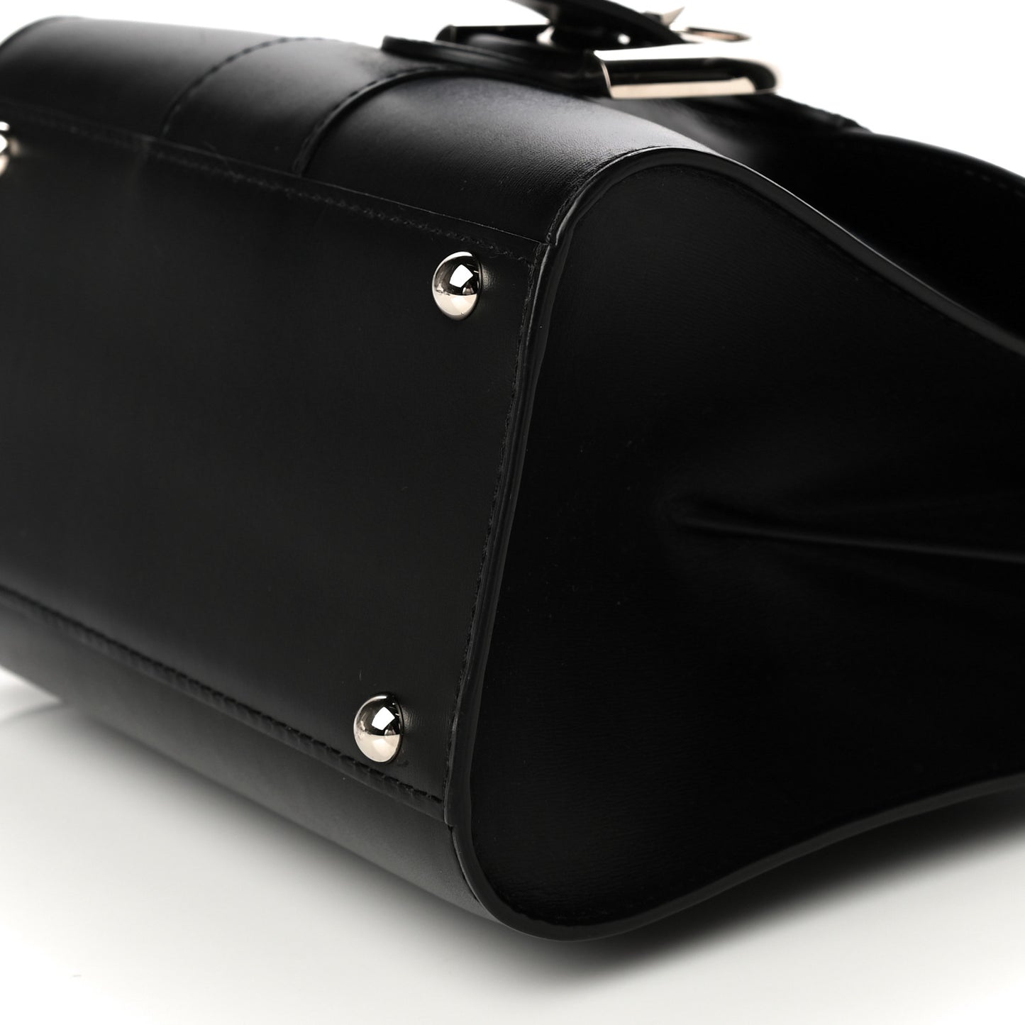 Box Calfskin Mini Brillant Satchel Black