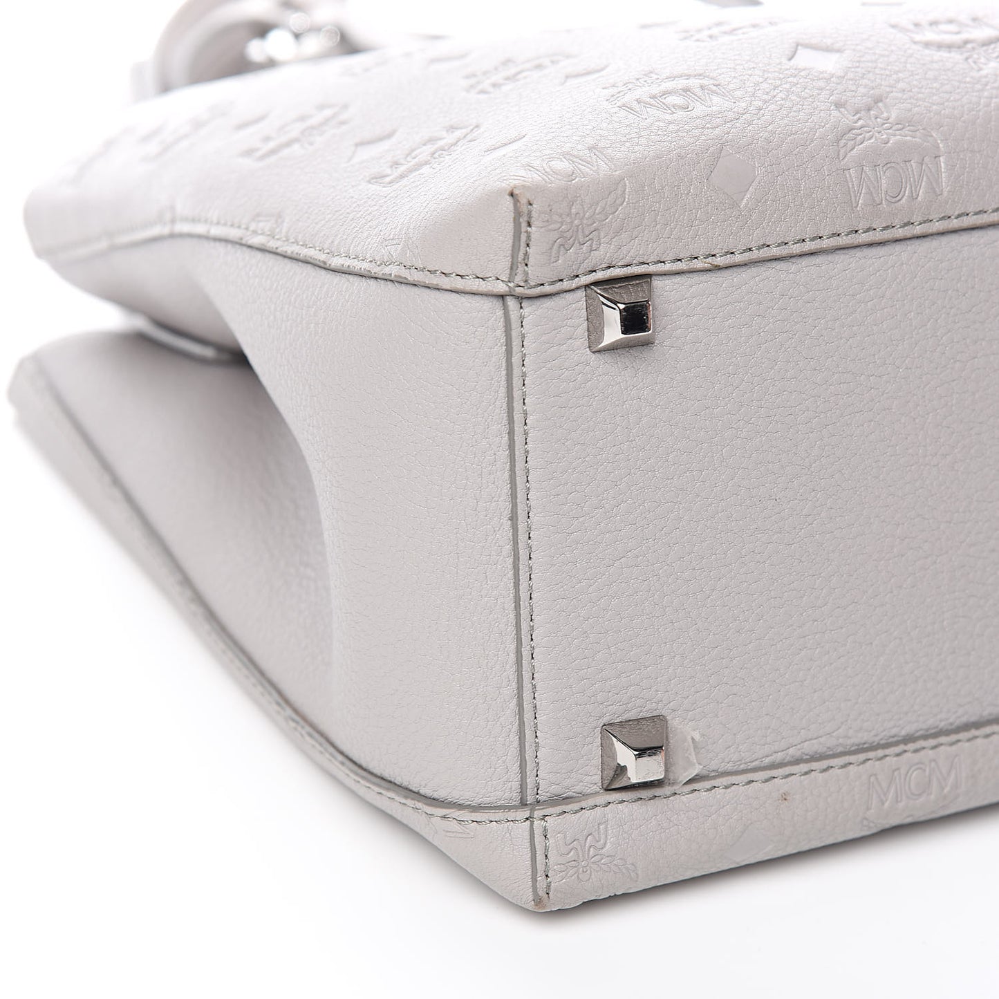 Calfskin Ottomar Monogram Sarah Convertible Hobo Dove