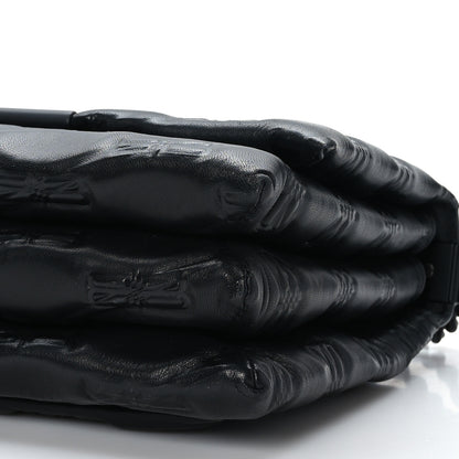 Balenciaga Nappa BB Monogram Embossed Medium Triplet Bag Black 9 of 9