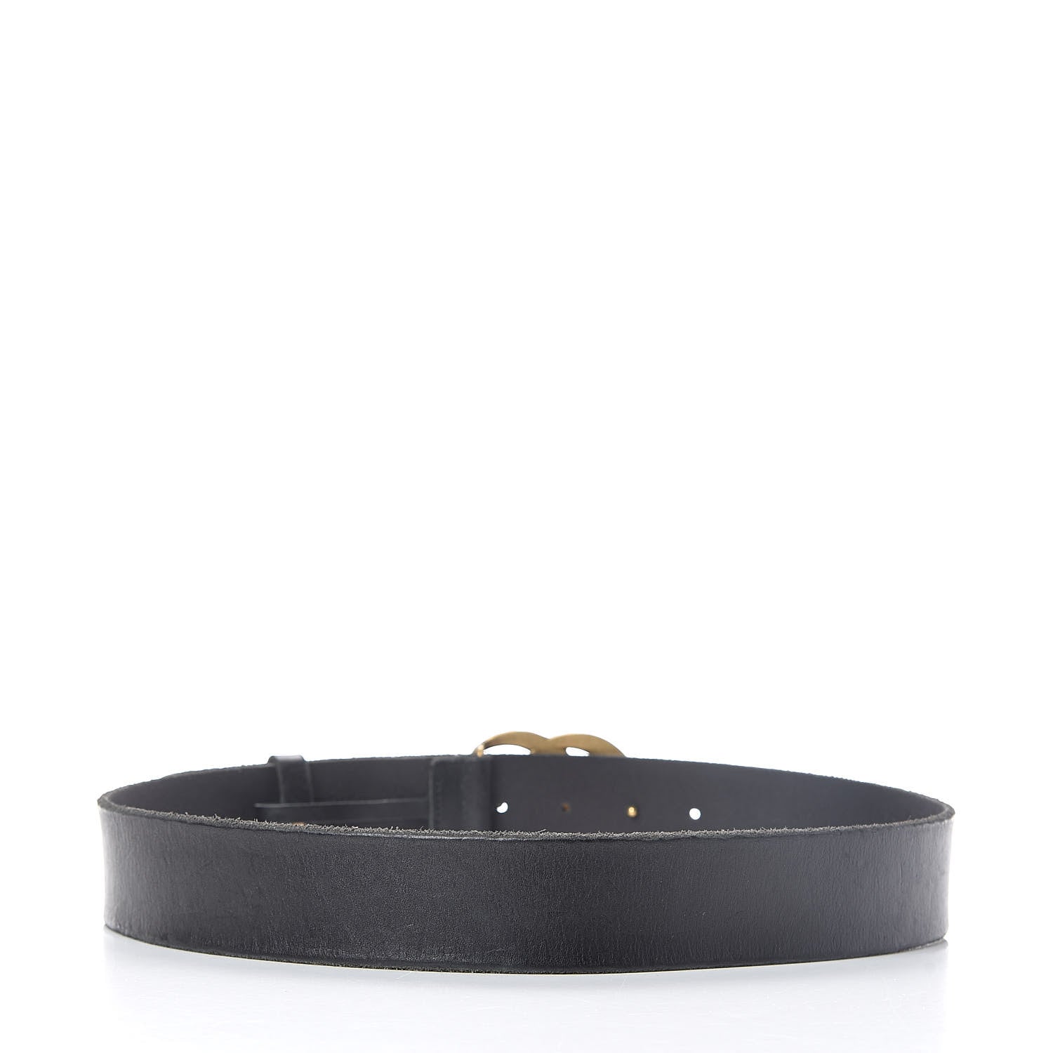 Gucci Calfskin Crystal Double G Belt 85 34 Black Multicolor 3 of 6