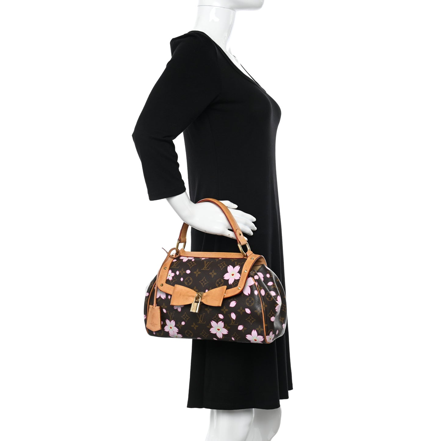 Monogram Cherry Blossom Sac Retro Bag Brown