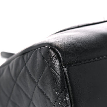 Chanel Calfskin Chain 20s Signature Hobo Black 10 of 14