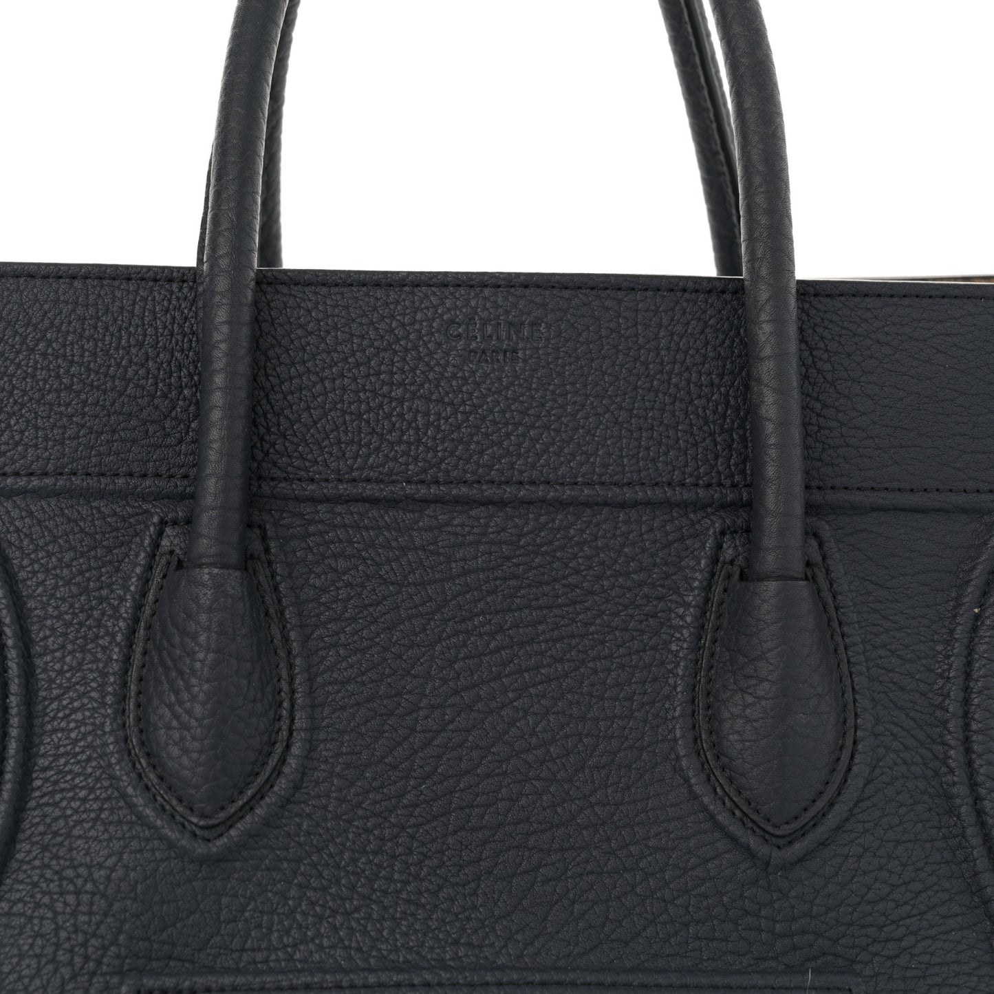 Grained Calfskin Medium Phantom Luggage Deepsea