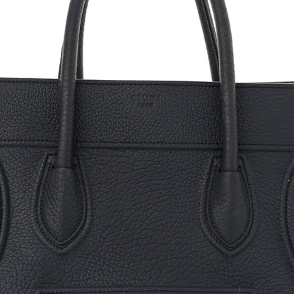 Celine Grained Calfskin Medium Phantom Luggage Deepsea 8 of 15