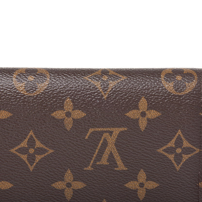 Louis Vuitton Monogram Bloom Flower Emilie Wallet 8 of 9