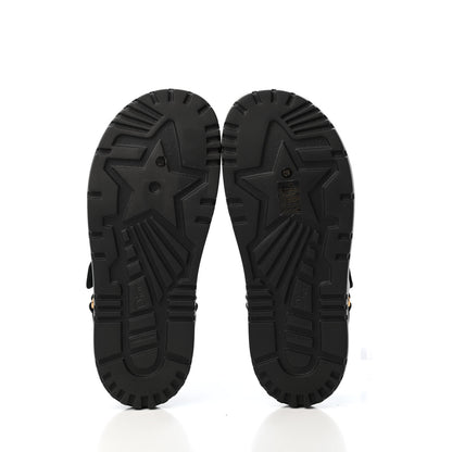 Christian Dior Lambskin Dioract 10mm Sandals 40 Black 4 of 4