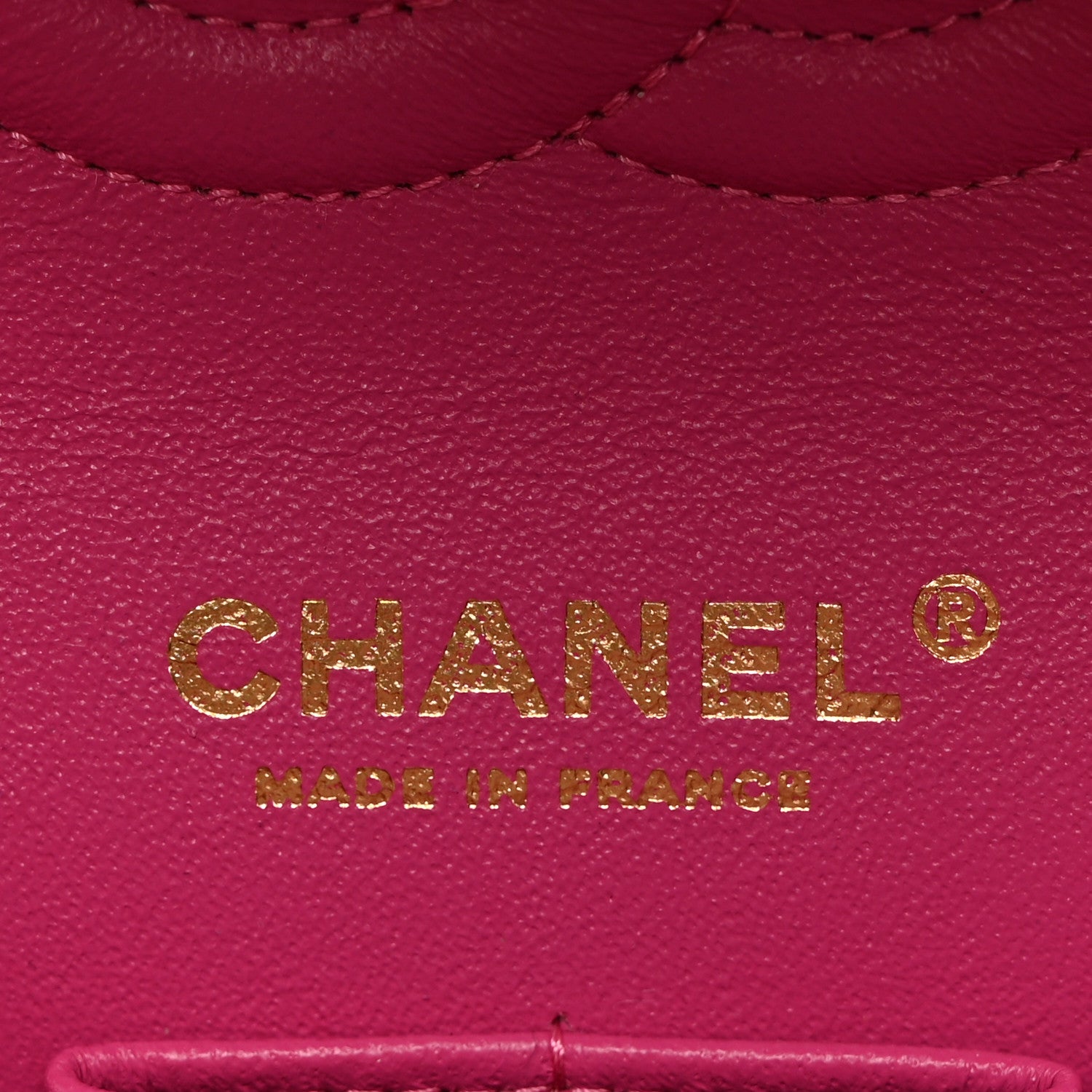 Chanel Lambskin Chevron Quilted Medium Double Flap Pink 6 of 10